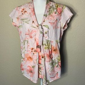 Caribbean Joe Women’s Cotton Blouse